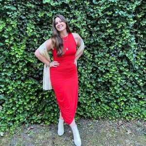 Zara Scrunchy Bodycon Dress